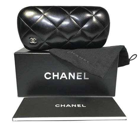 chanel sunglass cases|chanel eyeglass case and pouch.